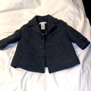Janie and Jack NWT Gray peacoat